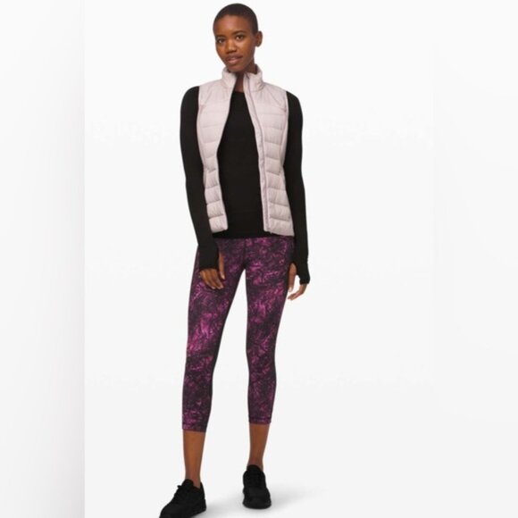Lululemon Pace Rival Crop casual yoga athletic lightweight leggings tights 2 - Picture 1 of 3